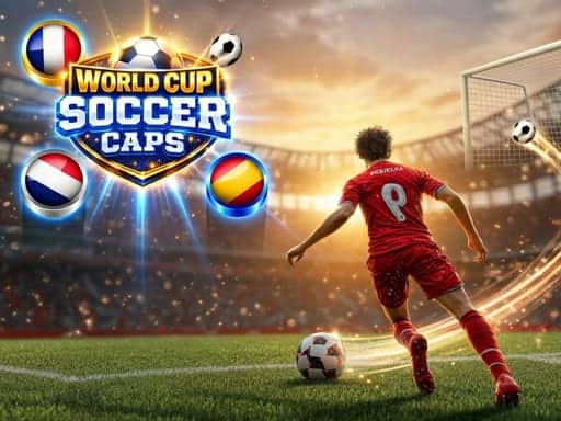 Screenshot van World Cup Soccer Caps
