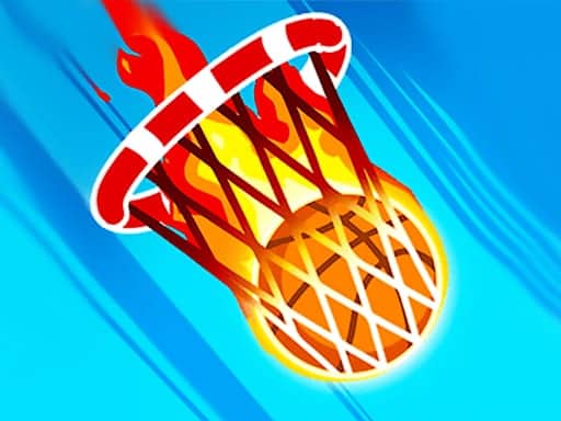 Screenshot van On Fire Basketball Shots