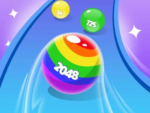 Screenshot van 2048 Run Gorgeous Balls