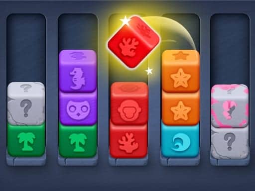 Screenshot van Color Block Sort