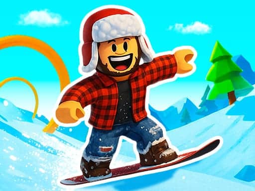 Screenshot van Snow Rider Obby Parkour