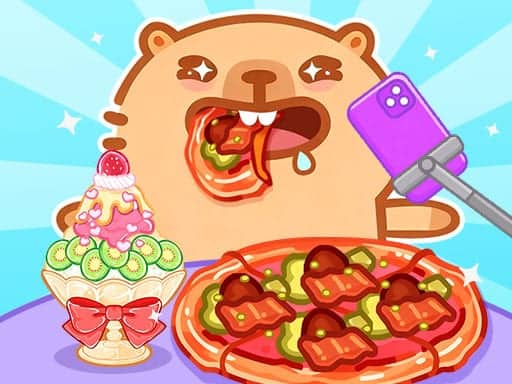 Screenshot van Capybara Mukbang ASMR