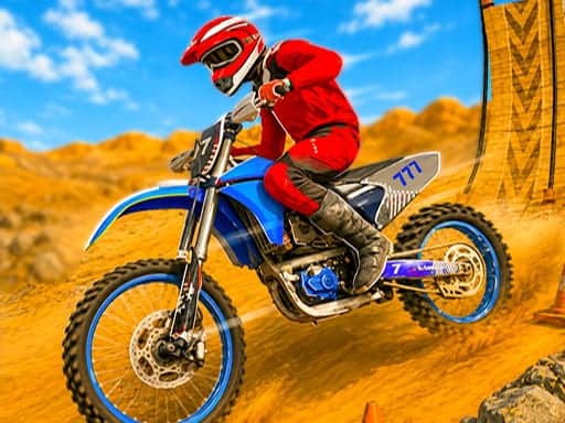 Screenshot van Bike Games: Stunt Bike Racing