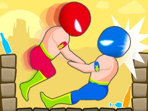 Screenshot van Drunken Wrestle