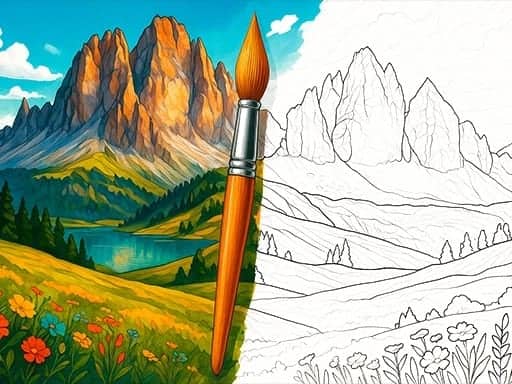 Screenshot van Vibe Colouring