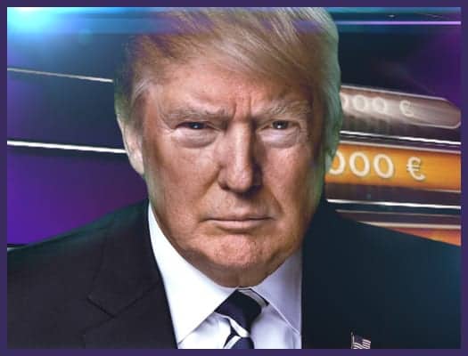 Screenshot van Millionaire Trump Quiz