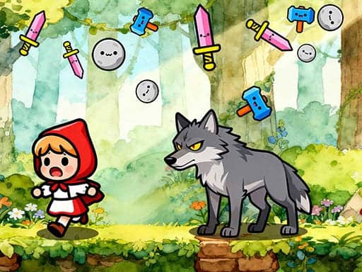 Screenshot van Save little red hood