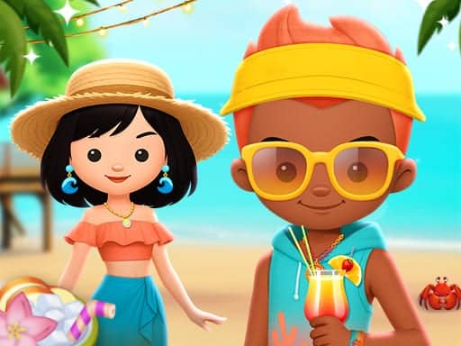 Screenshot van Toca Teens Floating Beach Party