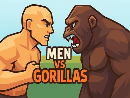 Screenshot van Men Vs Gorillas