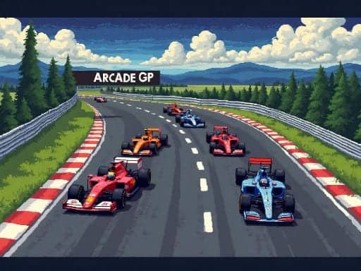 Screenshot van Arcade GP