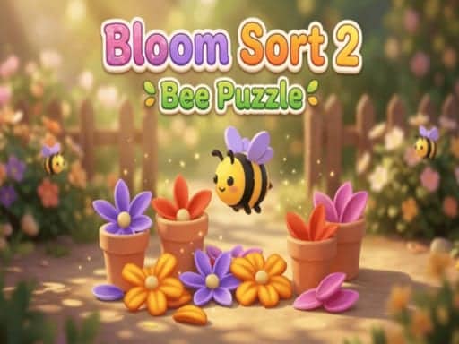 Screenshot van Bloom Sort 2: Bee Puzzle