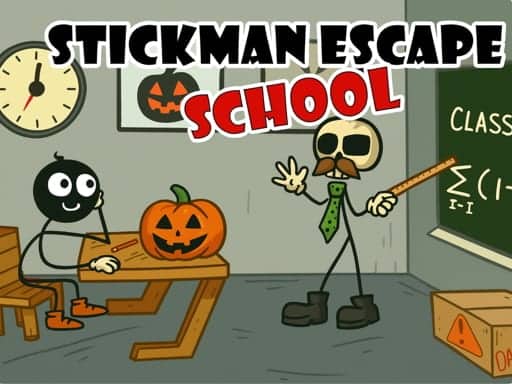Screenshot van Stickman Escape School
