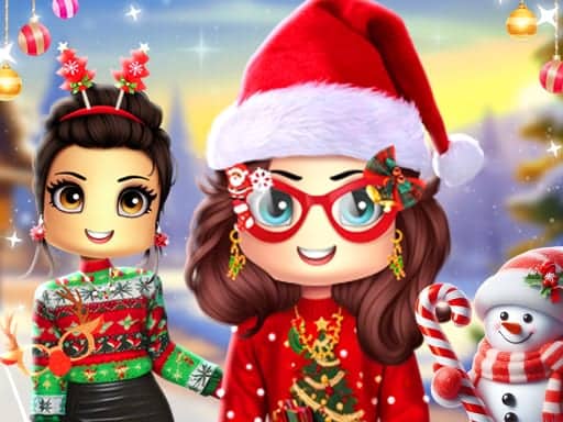 Screenshot van Roblox Christmas Dressup