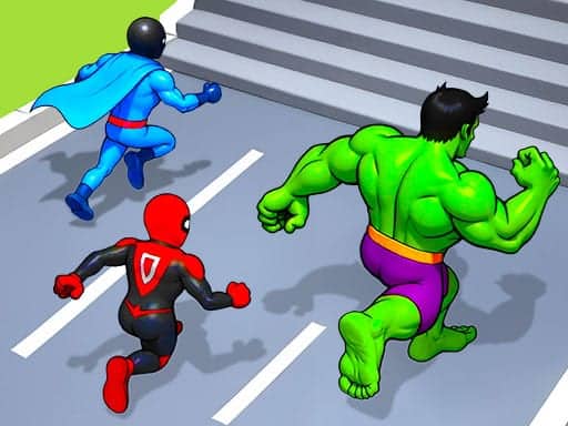 Screenshot van Hero Transform Race