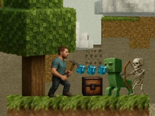 Screenshot van Ultra Realistic BlockCraft