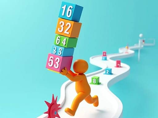 Screenshot van Cube Stack 2048