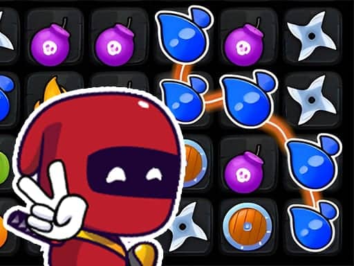 Screenshot van Ninja Spell Match