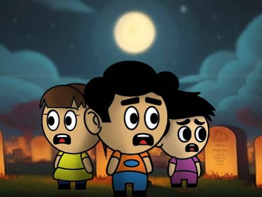 Screenshot van Ghostly Graveyard Halloween Special
