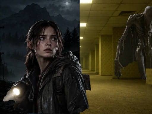 Screenshot van terror in backrooms valley