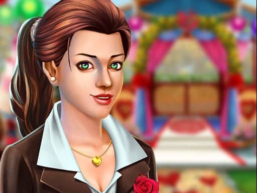 Screenshot van Mary Knots Garden Wedding Hidden Object
