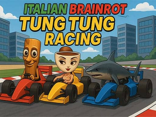 Screenshot van Italian Brainrot Tung Tung Racing