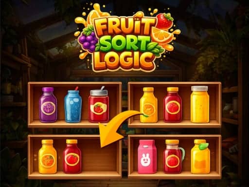 Screenshot van Fruit Sort Logic