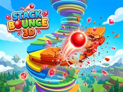 Screenshot van Stack Bounce 3D