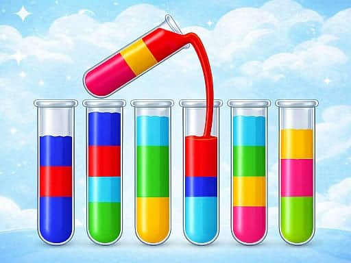 Screenshot van Liquid Sort Deluxe