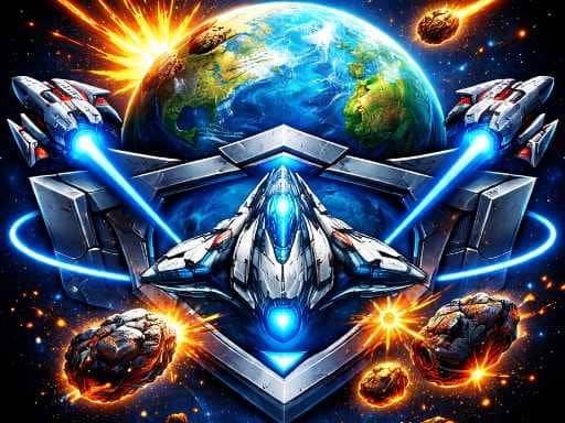 Screenshot van Earth Defender