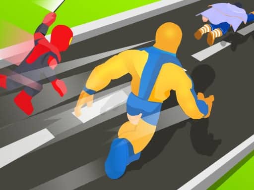 Screenshot van Superhero Transform Change Race