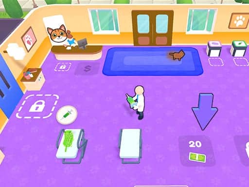 Screenshot van Pet Doctor Business Tycoon-Pet care game