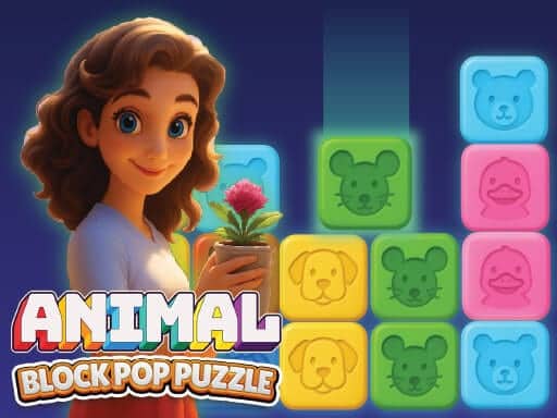 Screenshot van Animal Block Pop Puzzle