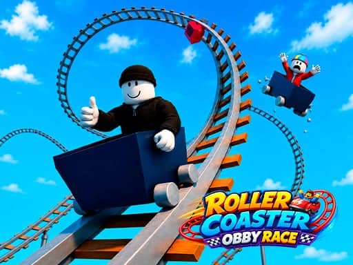 Screenshot van Roller Coaster: Obby Race