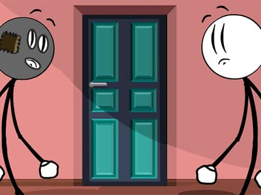 Screenshot van Stickman Doors and Island