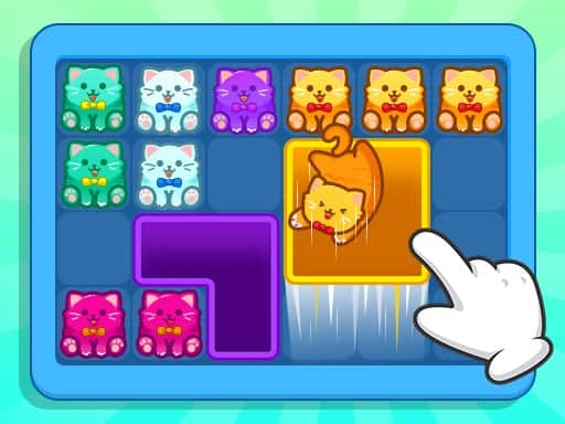 Screenshot van Meow Block: Color Collect!