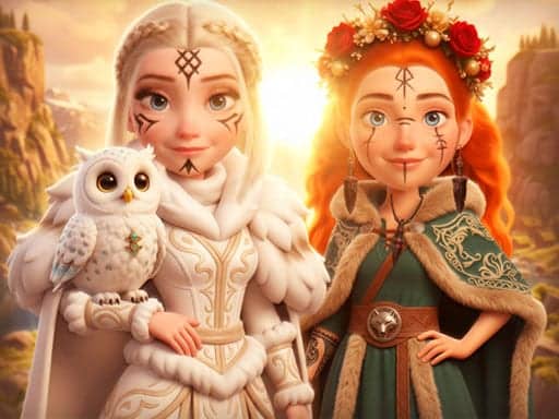 Screenshot van Fashion Valkyries Saga of Style