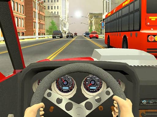 Screenshot van Racing in City