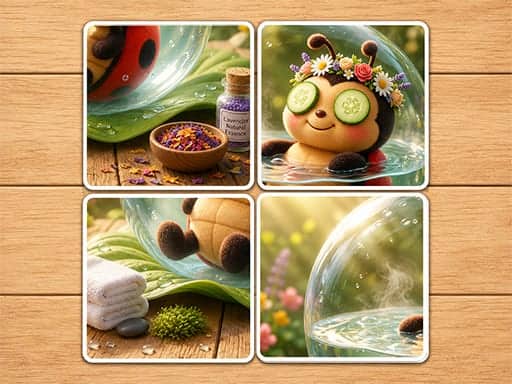 Screenshot van Mojicon Garden JigSolitaire