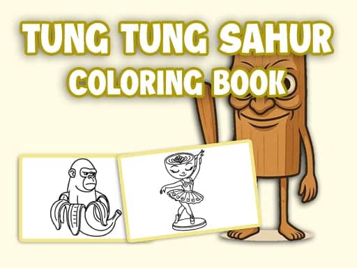 Screenshot van Tung Tung Sahur Coloring Book