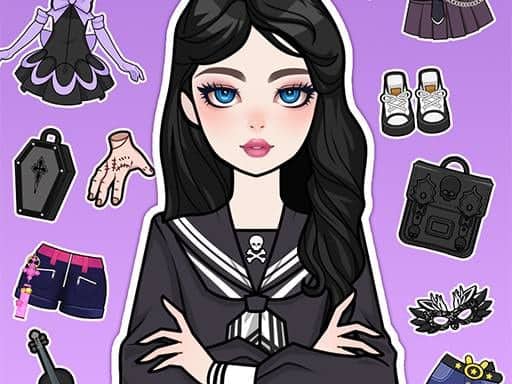 Screenshot van Magical Diary: Paper Dress Up