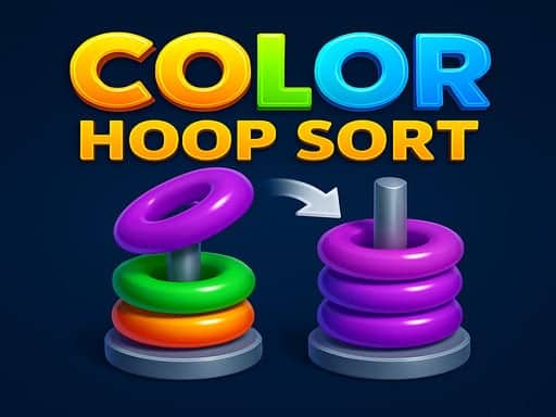 Screenshot van Color Hoop Sort