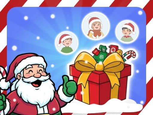 Screenshot van Gift Merge Santa World Tour