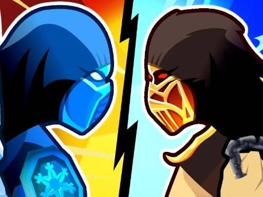 Screenshot van Stickman Kombat 2D