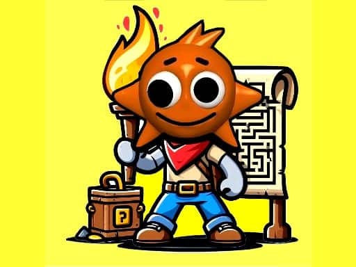 Screenshot van Sprunki Torches Maze