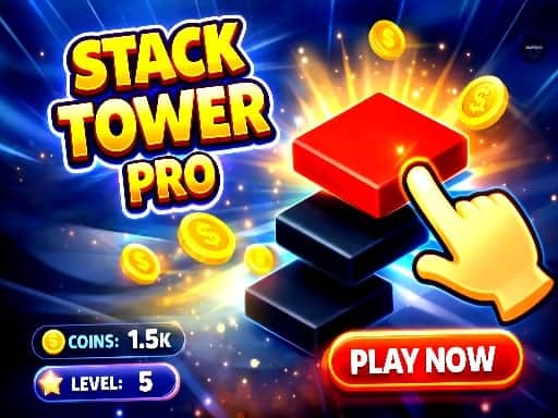 Screenshot van Stack Tower Pro