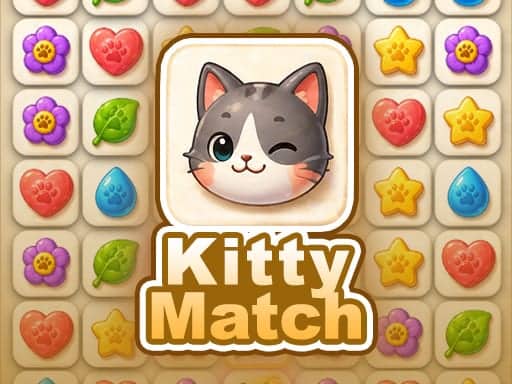 Screenshot van Kitty Match 3 puzzle game
