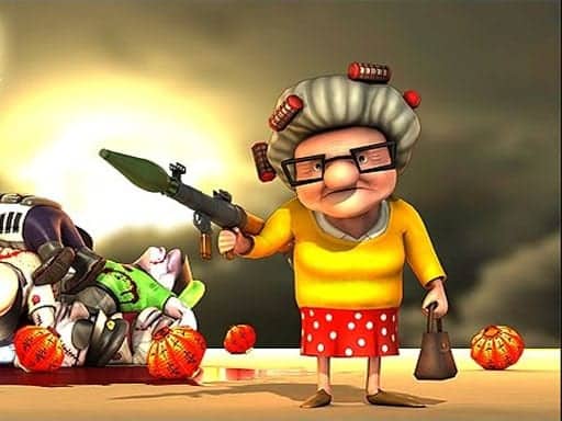 Screenshot van Grandma's Last Stand