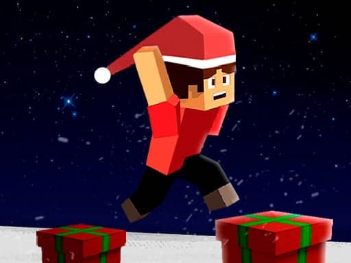 Screenshot van Parkour Block Xmas Special