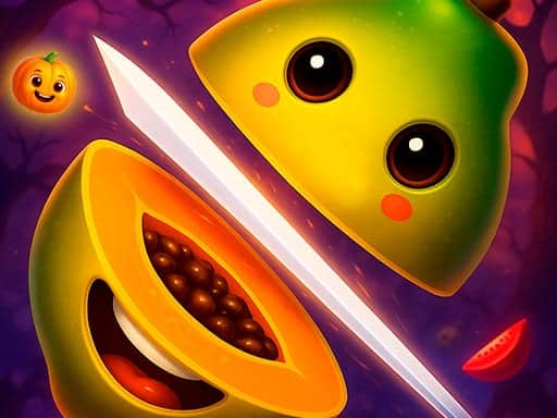 Screenshot van Halloween Fruit Slice