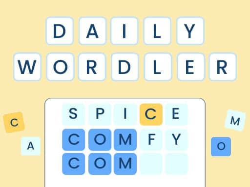 Screenshot van Daily Wordler